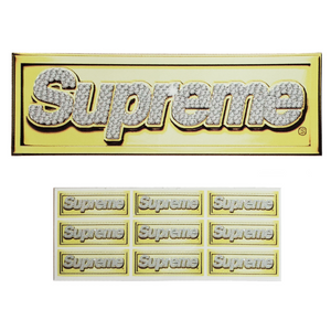 Supreme Bling Box Logo Stickers Supreme Bling Box Logo Stickers