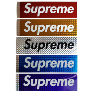 Supreme Molodkin Box Logo Sticker | 2003 | Supreme Stickers