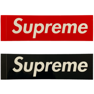 Supreme Clear Vinyl Box Logo Stickers Supreme Clear Vinyl Box Logo Stickers