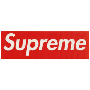 Supreme Red Fastrack Box Logo Sticker Supreme Red Fastrack Box Logo Sticker