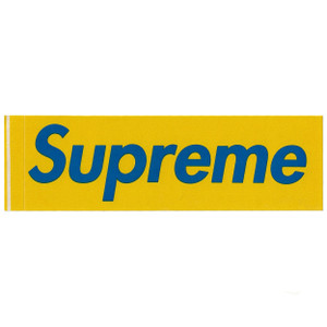 Supreme Original Yellow Box Logo Sticker Supreme Original Yellow Box Logo Sticker