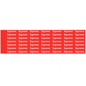 Supreme Red Box Logo Mini Sticker Sheet Supreme Red Box Logo Mini Sticker Sheet
