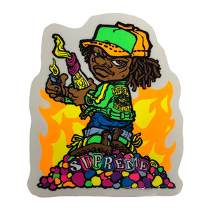 Supreme Andy Howell Molotov Kid Sticker