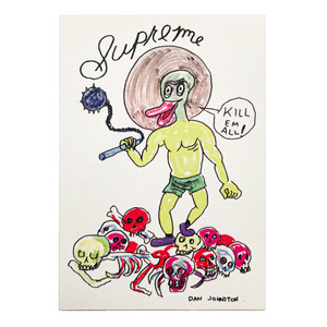 Supreme Daniel Johnston Kill Em All Duck Sticker