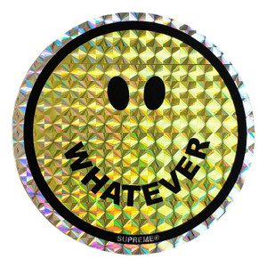 Supreme Whatever Smile Holographic Sticker Supreme Whatever Smile Holographic Sticker