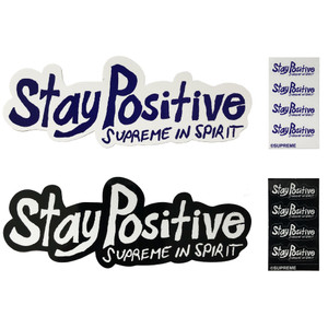 Supreme Stay Positive In Spirit Sticker Set Supreme Stay Positive In Spirit Sticker Set