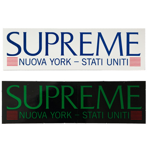 Supreme Nuova York Stati Uniti Sticker Set Supreme Nuova York Stati Uniti Sticker Set