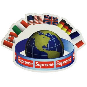 Supreme International World Flags Sticker Supreme International World Flags Sticker