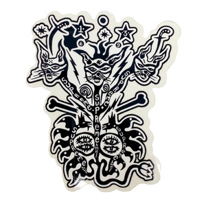 Supreme Clayton Patterson Cat Sticker Supreme Clayton Patterson Cat Sticker