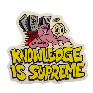 Supreme Knowledge Sticker