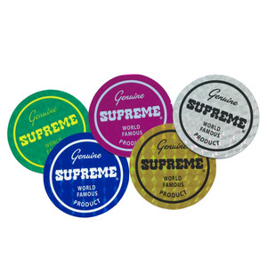 Supreme Genuine Holographic Circle Stickers Supreme Genuine Holographic Circle Stickers