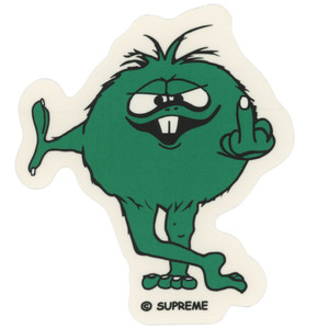 Supreme Green Camacho Sticker