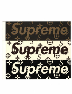 Supreme Louis Vuitton Playboy Monogram Box Logo Stickers – On The Arm