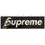 Supreme Black Smurf Box Logo Sticker