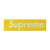 Supreme Yellow Box Mini Logo Sticker