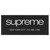 Supreme Black Classic Logo Sticker