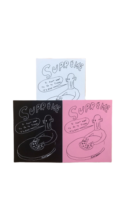 Supreme Daniel Johnston Pizza Stickers