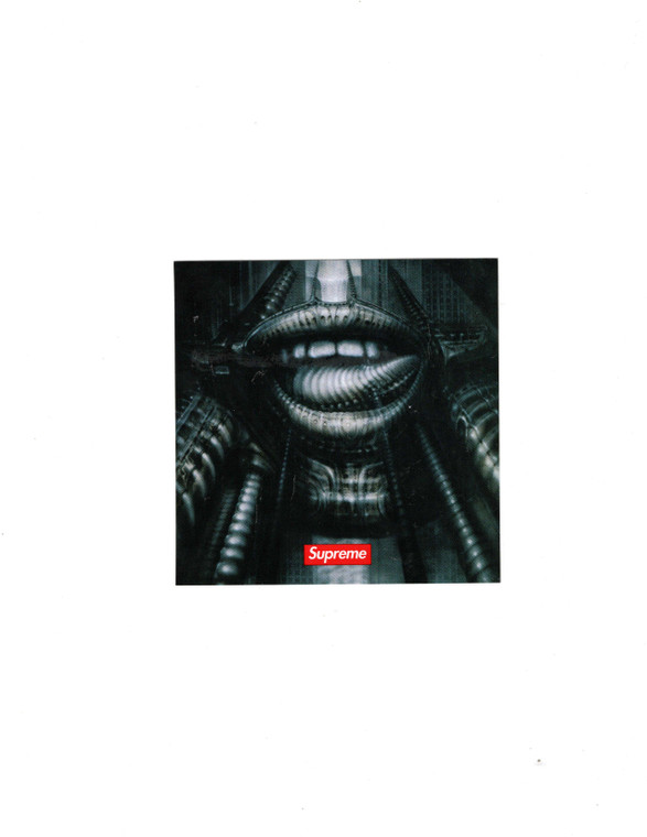 Supreme H.R. Giger Tongue Sticker