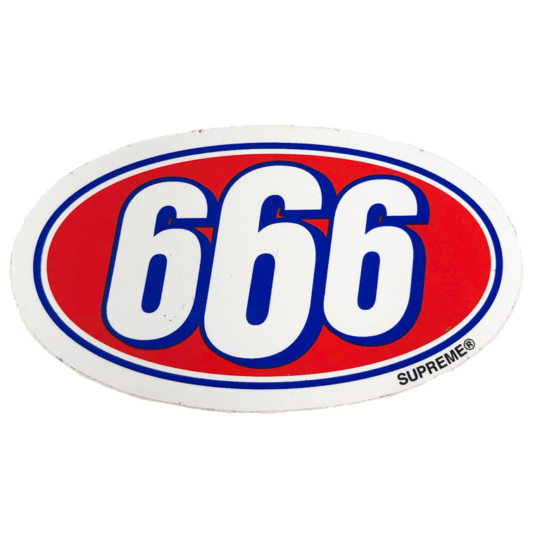 Supreme 666 Sticker