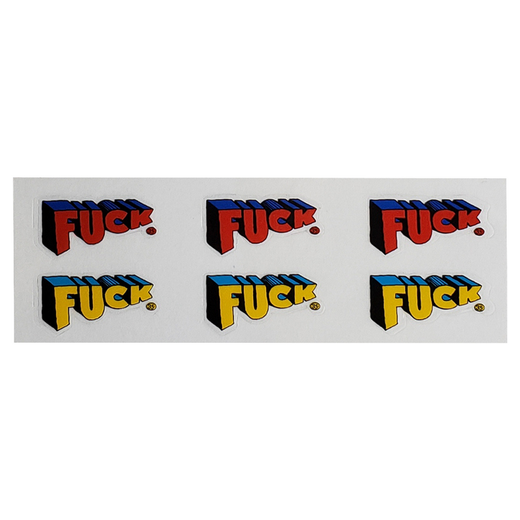 Supreme Robert Crumb Fuck Mini Sticker