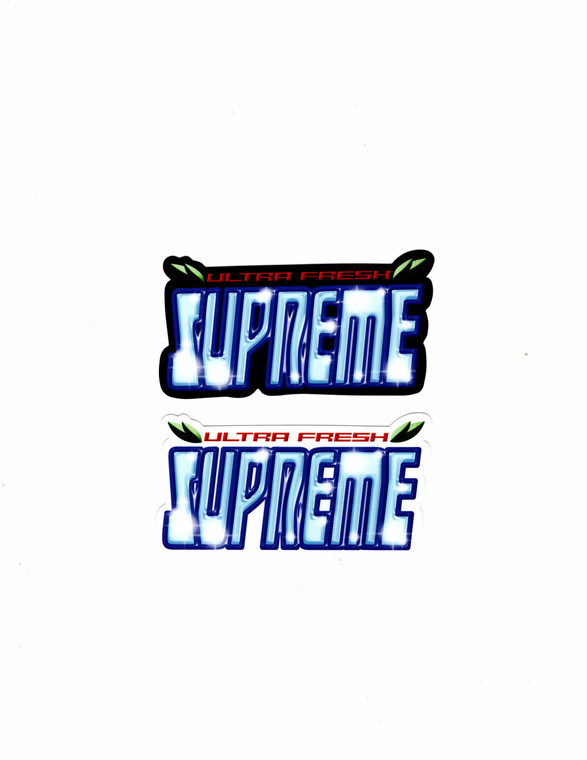 Supreme Ultra Fresh Stickers