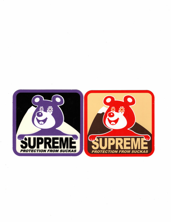 Supreme Bear Stickers