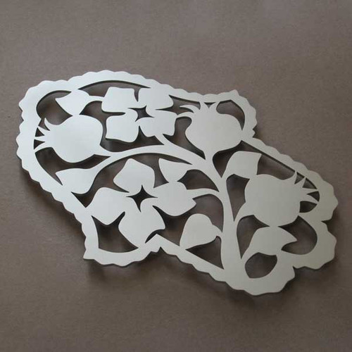 Pomegranate Hamsa Trivet by Melanie Dankowicz Pomegranate Hamsa Trivet by Melanie Dankowicz