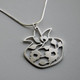 Blooming Pomegranate Pendant — Melanie Dankowicz Blooming Pomegranate Pendant — Melanie Dankowicz