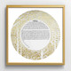Forest Ketubah in Metallic Gold - Melanie Dankowicz Forest Ketubah in Metallic Gold - Melanie Dankowicz