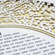 papercut Forest Ketubah in gold, closeup - Melanie Dankowicz papercut Forest Ketubah in gold, closeup - Melanie Dankowicz