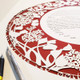 Circular Lilac Papercut  Ketubah in Burgundy by Melanie Dankowicz Circular Lilac Papercut  Ketubah in Burgundy by Melanie Dankowicz