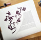 Dodi Li Papercut Ketubah in Dark Plum by Melanie Dankowicz Dodi Li Papercut Ketubah in Dark Plum by Melanie Dankowicz