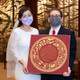 The Dragon Ketubah at wedding - Melanie Dankowicz The Dragon Ketubah at wedding - Melanie Dankowicz