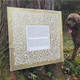 modern Flowery Lace Square Ketubah in Gold  - Melanie Dankowicz modern Flowery Lace Square Ketubah in Gold  - Melanie Dankowicz