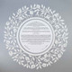 The papercut Pomegranate Vine Ketubah in Silver