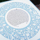 Garden papercut ketubah in Sea Blue - Melanie Dankowicz