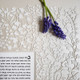 Flowery Lace Square Ketubah in Opal with floral papercut design by Melanie Dankowicz Flowery Lace Square Ketubah in Opal with floral papercut design by Melanie Dankowicz