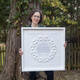 Friendship Ketubah White, framed with 3D design by Melanie Dankowicz
