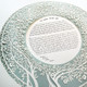 Blooming Tree Ketubah in Sage Green angle - Melanie Dankowicz Blooming Tree Ketubah in Sage Green angle - Melanie Dankowicz
