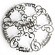 Seder plate with swirl design, lasercut — Melanie Dankowicz