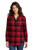 Port Authority Womens Plaid Flannel Tunic