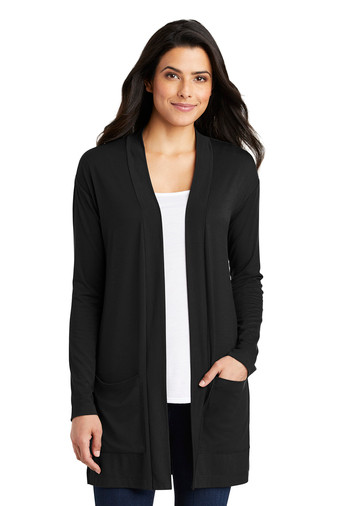 Port Authority Ladies Concept Long Pocket Cardigan