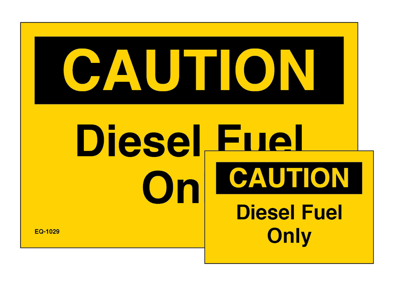 Diesel Only Sticker