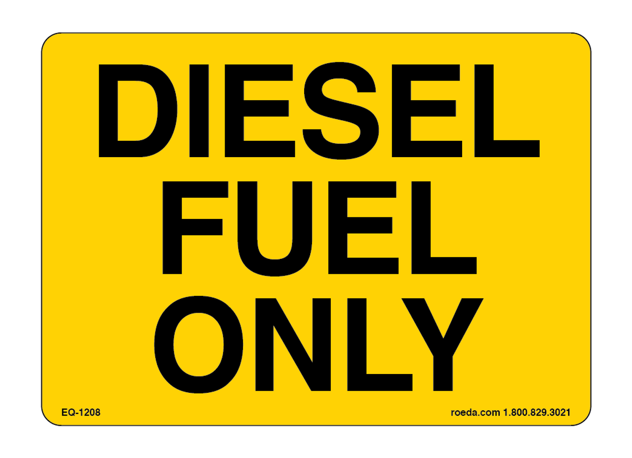 Diesel Only Sticker