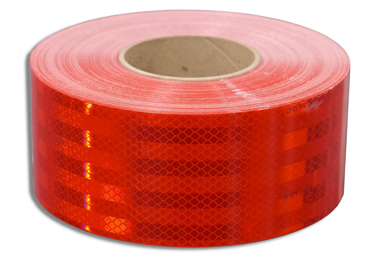Conspicuity Tape, Solid Red, 3