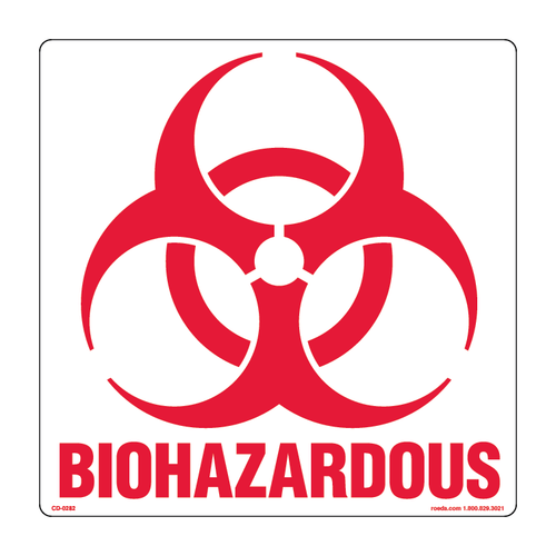 CD-0282 Biohazardous (with logo) Decal