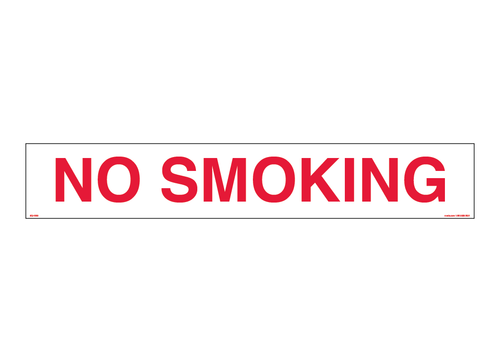 EQ-1099 No Smoking - Decal