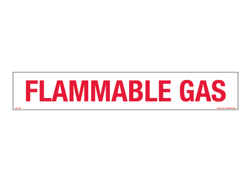 EQ-1107 Flammable Gas - Decal