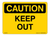 CD-0215 Caution Keep Out Decal