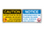 CD-0274 Caution / Notice - Multimessage Decal